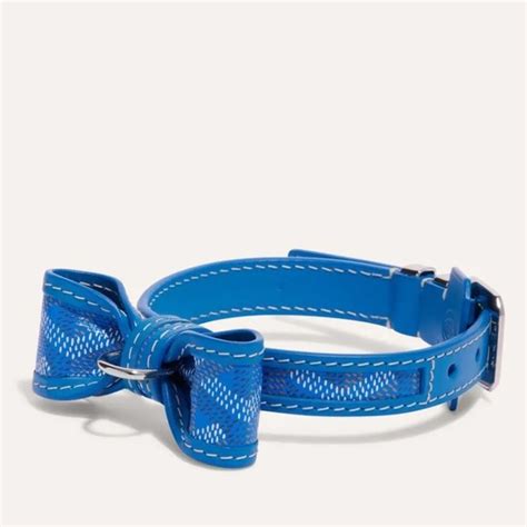 goyard dog collar with bow